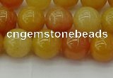 CYJ623 15.5 inches 10mm round yellow jade beads wholesale