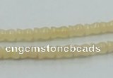 CYJ63 15.5 inches 6*7mm vase-shaped yellow jade gemstone beads wholesale