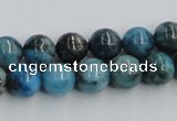 CYQ53 15.5 inches 10mm round dyed pyrite quartz beads wholesale