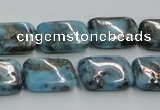 CYQ60 15.5 inches 13*18mm rectangle dyed pyrite quartz beads wholesale