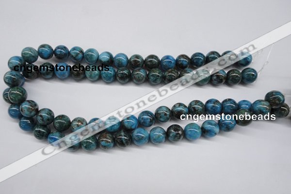 CYQ65 15.5 inches 12mm round dyed pyrite quartz beads wholesale