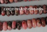 CYQ82 15.5 inches 6*12mm rondelle dyed pyrite quartz beads wholesale