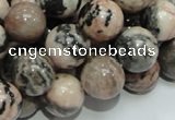 CZJ07 16 inches 14mm round zebra jasper gemstone beads Wholesale