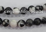 CZJ204 15.5 inches 10mm round black & white zebra jasper beads