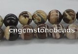 CZJ251 15.5 inches 10mm round zebra jasper beads wholesale