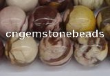 CZJ274 15.5 inches 12mm round zebra jasper beads wholesale