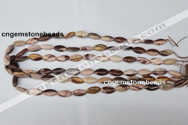 CZJ353 15.5 inches 8*16mm marquise zebra jasper beads wholesale