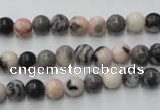 CZJ401 15.5 inches 6mm round pink zebra jasper beads wholesale