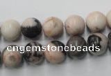 CZJ404 15.5 inches 12mm round pink zebra jasper beads wholesale