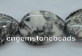 CZJ55 16 inches 22*30mm teardrop zebra jasper gemstone beads wholesale