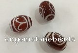 DZI315 10*14mm drum tibetan agate dzi beads wholesale