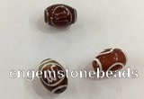 DZI319 10*14mm drum tibetan agate dzi beads wholesale