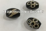 DZI332 10*14mm drum tibetan agate dzi beads wholesale