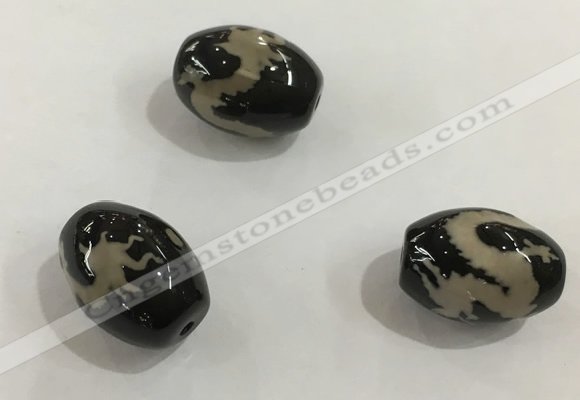 DZI355 10*14mm drum tibetan agate dzi beads wholesale