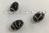 DZI357 10*14mm drum tibetan agate dzi beads wholesale