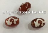 DZI370 10*14mm drum tibetan agate dzi beads wholesale