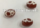 DZI375 10*14mm drum tibetan agate dzi beads wholesale