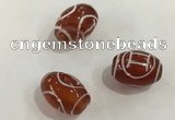 DZI379 10*14mm drum tibetan agate dzi beads wholesale