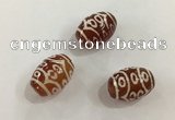 DZI394 10*14mm drum tibetan agate dzi beads wholesale