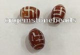 DZI399 10*14mm drum tibetan agate dzi beads wholesale