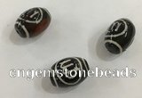 DZI406 10*14mm drum tibetan agate dzi beads wholesale