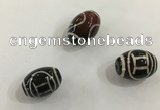 DZI415 10*14mm drum tibetan agate dzi beads wholesale