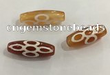 DZI421 10*28mm drum tibetan agate dzi beads wholesale