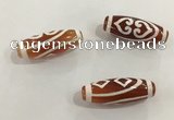 DZI423 10*28mm drum tibetan agate dzi beads wholesale