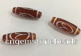 DZI431 10*30mm drum tibetan agate dzi beads wholesale