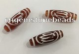 DZI437 10*30mm drum tibetan agate dzi beads wholesale