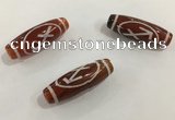 DZI439 10*30mm drum tibetan agate dzi beads wholesale