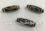 DZI465 10*30mm drum tibetan agate dzi beads wholesale