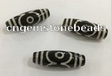 DZI487 10*30mm drum tibetan agate dzi beads wholesale