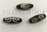 DZI493 10*30mm drum tibetan agate dzi beads wholesale