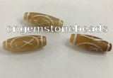 DZI500 10*30mm drum tibetan agate dzi beads wholesale