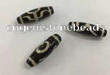 DZI506 10*30mm drum tibetan agate dzi beads wholesale