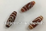 DZI518 10*28mm drum tibetan agate dzi beads wholesale