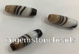 DZI529 10*28mm drum tibetan agate dzi beads wholesale