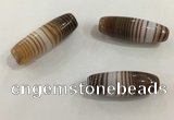 DZI531 10*28mm drum tibetan agate dzi beads wholesale