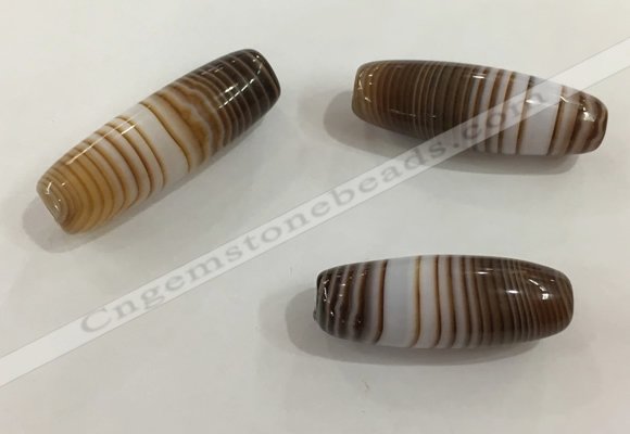 DZI531 10*28mm drum tibetan agate dzi beads wholesale