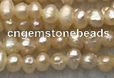 FWP06 14.5 inches 2mm - 2.5mm potato pink freshwater pearl strands