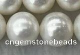 FWP126 15 inches 11mm - 12mm potato white freshwater pearl strands