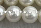 FWP129 15 inches 10mm - 11mm potato white freshwater pearl strands