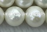 FWP135 15 inches 12mm - 13mm potato white freshwater pearl strands