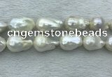 FWP366 15 inches 16mm - 18mm baroque freshwater nucleated pearl beads