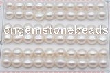 FWP461 half-drilled 8.5-9mm bread freshwater pearl beads