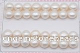 FWP465 half-drilled 10.5-11mm bread freshwater pearl beads