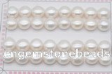 FWP466 half-drilled 11-11.5mm bread freshwater pearl beads