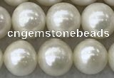 FWP75 15 inches 7mm - 8mm potato white freshwater pearl strands