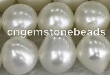 FWP79 15 inches 7mm - 8mm potato white freshwater pearl strands